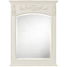 Bathroom mirrors and shaving mirrors are a practical addition to any bathroom. Antique White Bathroom Mirrors Bath The Home Depot