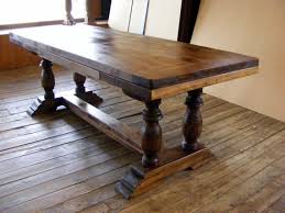 Draw Leaf Extension Dining Table Dark Pine Finish With 2 Inch Etsy Dining Table Handcrafted Dining Table Extension Dining Table