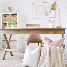 Items similar to mason jar desk set for women, office desk set for girls. 21 Farmhouse Home Office Ideas To Boost Your Productivity Farmhousehub
