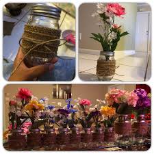Diy Centerpieces For A Graduation Party Using Michael S Supplies Graduation Table Decorations Graduation Decorations Retirement Party Decorations