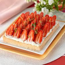 Decouvrez La Recette Tarte Aux Fraises A La Creme Mascarpone Sur Cuisineactuelle Fr Tarte Aux Fraises Recette Tarte Recette Tarte Aux Fraises