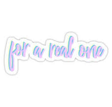 James Charles For A Real One Sticker By Clayscookies Phone Stickers Cute Stickers Hydroflask Stickers