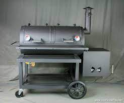 Reverse Flow Smoker Heavy Duty Horizontal Smoker Texas Bbq Charcoal Smoker Bbq Pit Offset Smoker