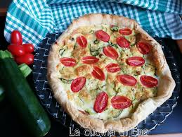 Una torta salata che viene cucinata nella case d'italia dalla notte dei tempi e. Torta Salata Con Pomodorini Zucchine E Mozzarella La Cucina Di Ema