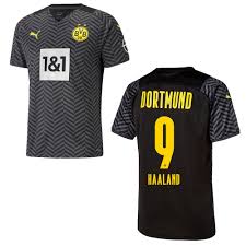 Die kids vor ort waren die allerersten, die das trikot überstreifen durften. Bvb Borussia Dortmund Trikot Away Herren 2021 2022 Haaland 9 Sportiger De
