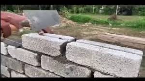 Dari segi pegangan (grip) mortar (acuan simen + pasir) pasir halus kurang grip berbanding dgn pasar kasar.begitu juga dgn ketahannya utk long term. Langkah Langkah Ikat Bata Jenis Stretcher Ikatan Sisi Youtube