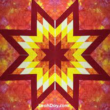 Stained Glass Lone Star Quilt