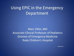 using epic in the emergency department ppt video online