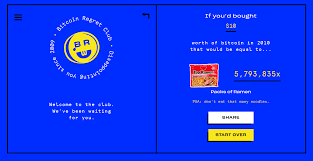 So if oyu think in 3 year the total market cap of all the crypto will be 10x the actual market cap, you seti it to 10x. Bitcoin Regret Calculator Luxury Goods Bitcoin C N