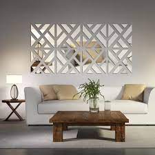 3d Mirror Wall Decal Stickers Room Wall Decor Easy Home Decor Decor