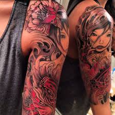 In the meantime, we've complied a massive gallery of japanese tattoo designs for women and men to help you get some ideas. Japanese Half Sleeve Tattoo Half Sleeve Tattoo Cool Half Sleeve Tattoos Sleeve Tattoos For Women