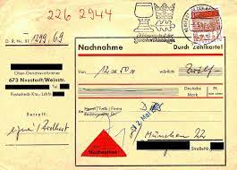 Welche kosten entstehen beim bezahlen ihrer bestellung per nachnahme und worauf sollten sie bei der lieferung des pakets achten? Nachnahme Wikipedia
