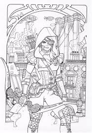 Supercoloring.com is a super fun for all ages: Steampunk Coloring Pages For Adults