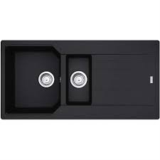 Some examples of common kitchen sink sizes & dimensions, base cabinet width, and what you need to have ready for your contractor. Franke Urban 1 5 Bowl Fragranite Onyx Black Kitchen Sink Ubg651on Kitchen From Taps Uk