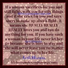 Maybe when you tell a joke, she laughs and touches your arm, or sits close beside you. When A Woman Loves Quotes Quotesgram