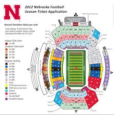 nebraska football season ticket minimum donation levels