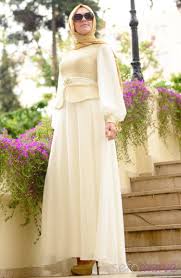 Sefamerve Abiye Elbiseler Pdy 4275 02 Krem Muslim Dress Fashion Islamic Fashion