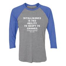 Intelligence Definition Leetspeak 3 4 Sleeve Baseball Jersey