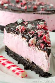 No Bake Peppermint Cheesecake Recipe Peppermint Cheesecake Recipe Desserts Peppermint Cheesecake