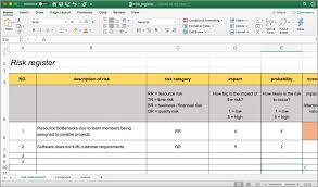 Excel template is commonly used in business so need of a additional software. Risk Register Template Track Risks And Stop Worrying With Examples