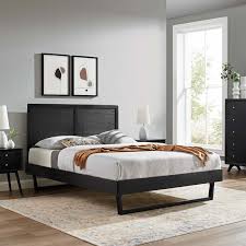 Sku 166204 $3,070 sale $2,537. Marlee Wood Platform Bed With Angular Frame Contemporary Modern Furniture Modway