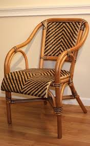 A Pair Of Safari Rattan Dining Arm Chairs Wicker Paradise Outdoor Wicker Furniture Rattan Dining Chairs Outdoor Wicker Chairs