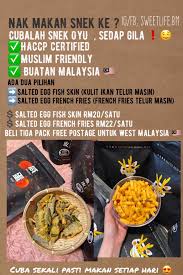 .crispy fish skin / kulit ikan telur masin 70g *halal* best selling product recommended method of enjoyment: Sweetlife Bm Offer Free Postage West Malaysia For Oyu Facebook