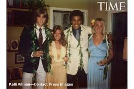 Obama married in 1954 and had two children with his first wife, kezia. President Barack Obama Prom Photos Time