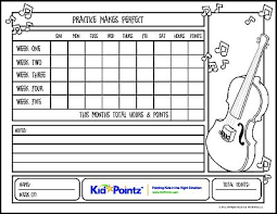 Music Practice Charts Kid Pointz