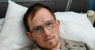 Walker cheats death in 100ft fall