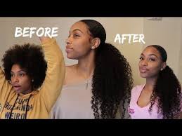 How To Sleek Low Ponytail W Weave On Short Natural Hair Youtube Hair Ponytail Styles Natural Hair Ponytail Ponytail Styles