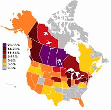 People Of Slavic Descent As Of Population In Usa And Canada By State History Stickers Sumerian Language Slavic