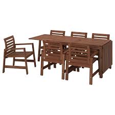 Trouvez table 6 chaises dans acheter et vendre | achetez et vendez des articles localement à québec. Applaro Table 6 Chaises Accoud Exterieur Teinte Brun Brun Ikea