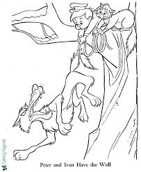 Peter And The Wolf Coloring Pages Fairy Tale Free Coloring Pages Wolf Colors Coloring Pages