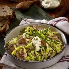 Spitzkohl Bratwurst Pfanne Rezept Lecker Rezept Rezepte Spitzkohl Hauptgericht