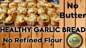 Maybe you would like to learn more about one of these? Garlic Bread Recipe No Butter No Refined Flour Healthy Garlic Bread Healthy And Quick Snack Recipes Youtube