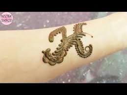 Alphabet Henna Design H Alphabet Tattoo 2019 Heena Vahid Artofit