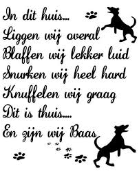 Hier Zijn Wij De Baas Honden Teksten Hondencitaten Teksten