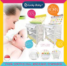 Qoo10 Lucky Baby Besto Baby Bath Unit Baby Changing Station Bath Tub Baby B Baby Maternity