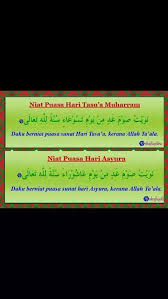0 ratings0% found this document useful (0 votes). Niat Puasa Tasu A Puasa Asyura Kutipan Agama Agama Belajar