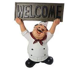 Typically, though, the masa is filled with pork or chicken marinated in mole. Kiaotime 15016c Italian Chef Figurines Kitchen Decor With Welcome Sign Board Plaque Home Kitchen Restaurant Decor 8 Walmart Com Walmart Com
