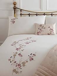 Cherry Blossom Bed Linen Embroidered Duvet Cover Rose Embroidery Designs Cherry Blossom Decor