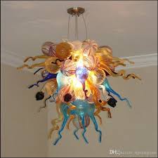100 Art Glass Pendant Lights Hand Blown Glass Chandelier Lights Murano Glass Chandelier Lightings For Study Decor Ceiling Light Fixture Vintage Lighting From Bgcartglass 492 47 Dhgate Com