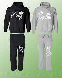 Check spelling or type a new query. King Queen Couple Matching Set Hoodie And Sweatpants His Queen And Hers King Set Ebay In 2021 Cute Couple Outfits Matching Couple Outfits Couples Hoodies