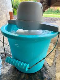 A domestic ice cream maker is a machine used to make small quantities of ice cream for personal consumption. How To Make Homemade Ice Cream In An Electric Ice Cream Maker Suebee Homemaker