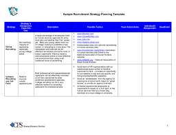 We did not find results for: Sample Recruitment Strategy Planning Template