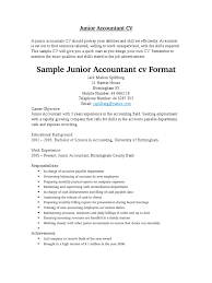 junior accountant cv recruitment