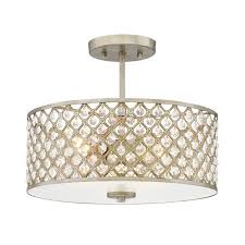 Quoizel Juliana 14 25 In Gold Casual Transitional Semi Flush Mount Light Lowes Com Bedroom Light Fixtures Flush Mount Lighting Semi Flush Mount Lighting