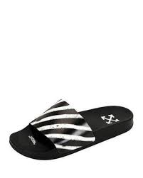 Off White Men S Pool Slide Spray Sandals Off White Shoes Slide Sandals Off White Mens