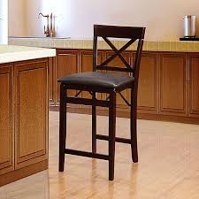 Tall should a kitchen island stool bed bath&beyond. Telford X Back Folding Stool In Espresso Bed Bath Beyond